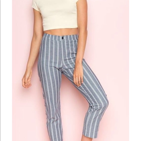 Brandy Melville Pants - Brandy melville Striped Tilden pants (never worn)